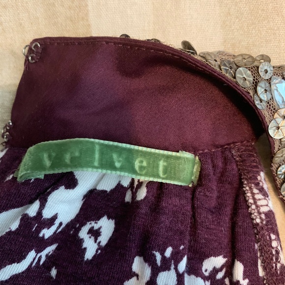 Anthroplogie sz M blouse w/ sequins *like new - Picture 5 of 6